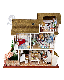 Habarri Miniaturowy domek - Dom na farmie tulipanów