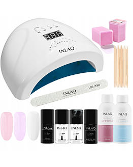 INLAQ Zestaw Startowy do Manicure Hybrydowego