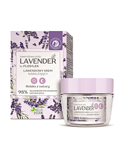 Floslek Lavender lawendowy krem nawilżający na dzień i na noc, 50ml