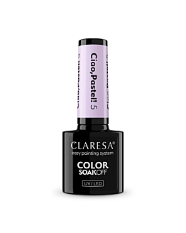 Claresa Color Soak Off UV/LED Ciao Pastel! lakier hybrydowy 5, 5g