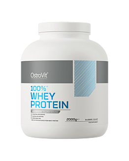OstroVit 100% Whey Protein 2000 g o smaku jogurtu jagodowego