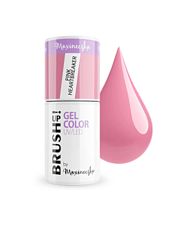 BrushUp! Gel Color UV/LED lakier hybrydowy do paznokci Pink Heartbreaker, 5g