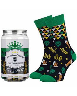Peterson skarpety męskie prezentowe piwo w puszce Beer Socks rozm. 38-44