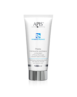 APIS Mineral Balance maska intensywnie nawilżająca z minerałami z Morza Martwego i kwasem hialuronowym, 200ml