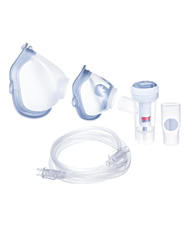 FLAEM RF9 MAXI ZESTAW Nebulizator z systemem regulacji cząsteczek, maski i ustnik