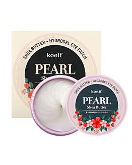 Petitfee Koelf Pearl&Shea Butter Hydrogel Eye Patch, Hydrożelowe płatki, 60szt.