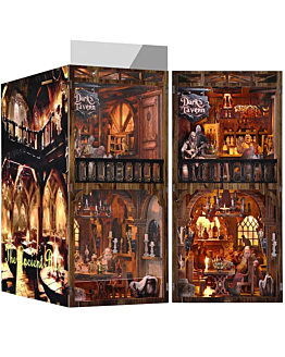 Habarri Miniaturowy domek Book Nook - Tawerna pod Srebrnym Gryfem