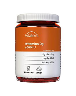 Vitaler's Witamina D3 4000 IU 240 kapsułek softgel
