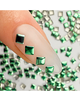 NTN Premium ShinePins Gładkie Ćwieki Ozdoby Do Paznokci Kwadratowe Large Nr 10 5 g