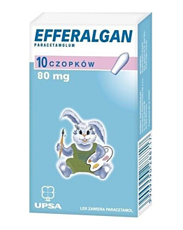Efferalgan 80 mg Czopki