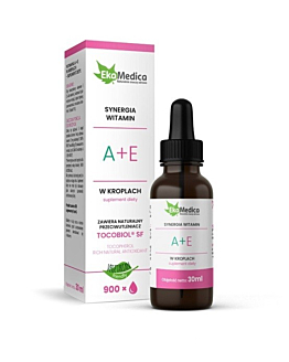 EkaMedica Witaminy A+E, Krople, 30 ml
