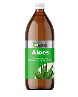 EkaMedica Aloes z miąższem, Sok, 500 ml