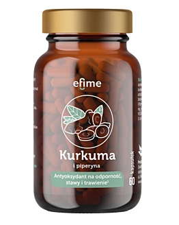 Efime Kurkuma i Piperyna, 60 Kapsułek