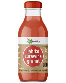 EkaMedica Żurawina-Granat, Sok, 300 ml