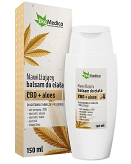 EkaMedica CBD + Aloes, Balsam do ciała, 150 ml