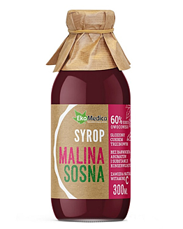 EkaMedica Syrop Malina Sosna, 300 ml