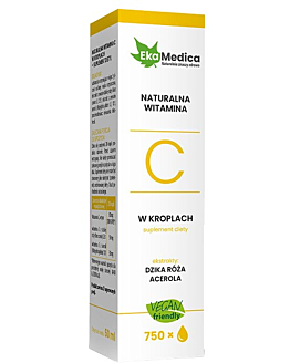 EkaMedica Naturalna Witamina C, Krople, 50 ml