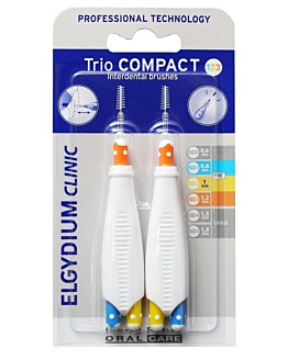 Elgydium Clinic Trio Compact 123 Spazzolini Interdentali Misura Media Mix 2 pz