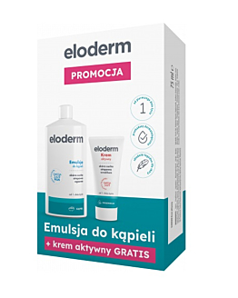 Eloderm Zestaw Emulsja Do Kąpieli + Krem Aktywny 