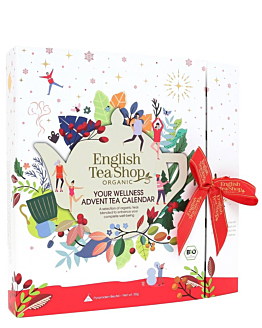 English Tea Shop Herbata BIOAdvent Calendar Book Wellness 25 Piramidek