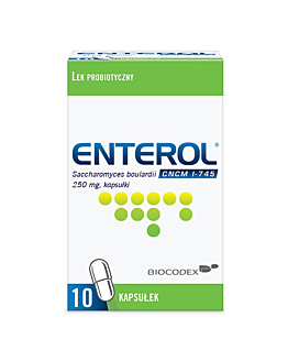 Enterol 250 mg, 10 Kapsułek