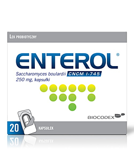 Enterol 250 mg, 20 Kapsułek