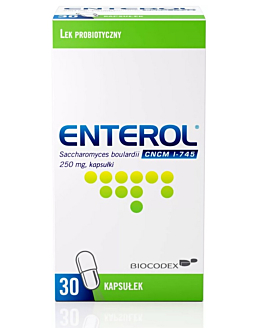 Enterol 250 mg, 30 Kapsułek