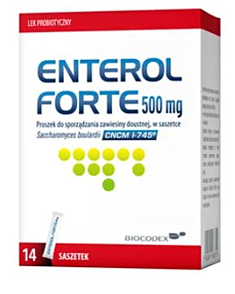Enterol Forte 500 mg, Saszetki