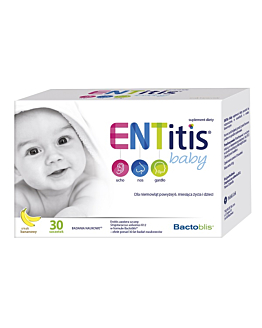 ENTitis Baby, Saszetki dla niemowląt powyżej 6. miesiąca życia i dzieci, Smak bananowy