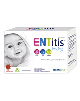 ENTitis Baby, Saszetki dla niemowląt powyżej 6. miesiąca życia i dzieci, Smak truskawkowy
