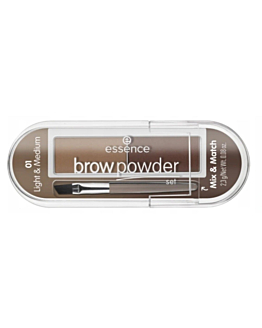 Essence Brow Powder Set Zestaw do stylizacji brwi, 01