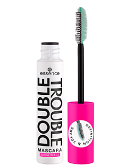 Essence Double Trouble Tusz do rzęs, Extra Black
