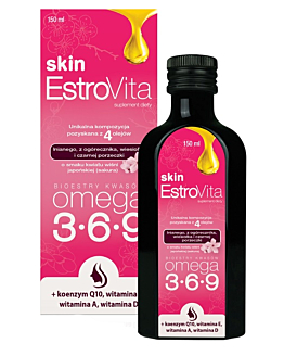 Estrovita Skin Sakura, Kwasy omega-3-6-9, Płyn 