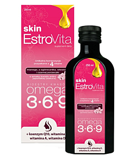 Estrovita Skin Sakura, Kwasy omega-3-6-9, Płyn 