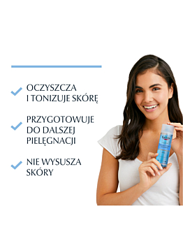 Eucerin DermatoClean [Hyaluron] Tonik oczyszczający do twarzy, 200 ml