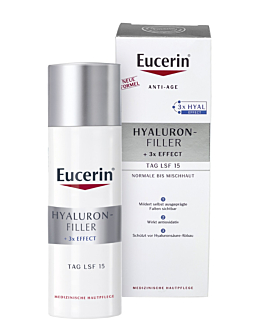 Eucerin Hyaluron-Filler Krem na dzień SPF 15 Skóra normalna i mieszana, 50 ml