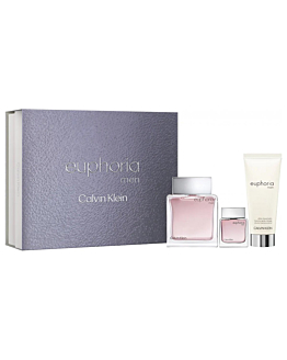 Calvin Klein Euphoria Men Zestaw: woda toaletowa + woda toaletowa travel size + balsam po goleniu
