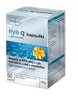 Eye Q, Bogaty w EPA olej z ryb morskich i olej z wiesiołka, Kapsułki
