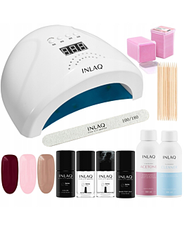 INLAQ Zestaw Startowy do Manicure Hybrydowego