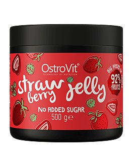OstroVit Strawberry Jelly Owoce w żelu 500 g o smaku truskawkowym