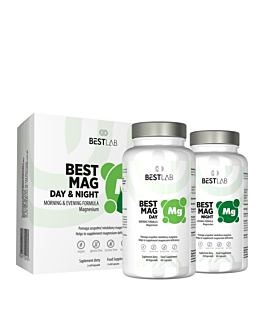 Best Lab Best Mag Day & Night Suplement diety uzupełniający niedobory magnezu