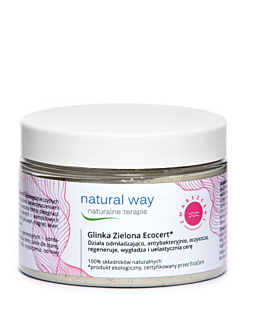 Natural Way Glinka zielona Ecocert na zmarszczki