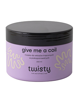 Twisty Give Me A Coil maska do włos&oacute;w kręconych wysokoporowatych, 250ml