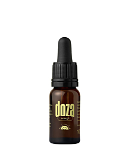 Doza Energii Kropelki CBD 500 mg z żeń-szeniem smak waniliowy