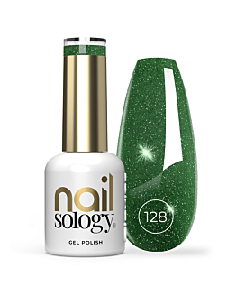 Clavier Nailsology lakier hybrydowy z brokatem 128 Green Twilight, 8ml