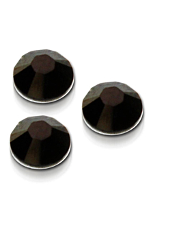 Allepaznokcie Cyrkonie Do Zdobień Paznokci Swarovski SS10 Nut Jet Nut 50 szt