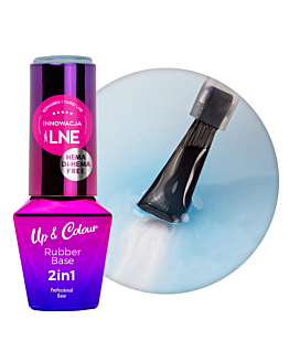 MollyLac Rubber Base 2w1 Up and Colour Blue Silk Nr 9 10 g