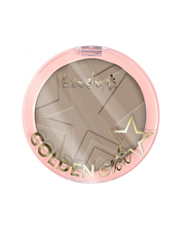 Lovely Golden Glow Powder puder do konturowania twarzy 3 Cool Brown, 10g
