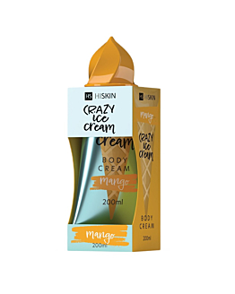 HiSkin Crazy Ice Cream krem do ciała Mango, 200ml