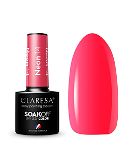 Claresa Soak Off UV/LED Neon lakier hybrydowy 14, 5g